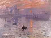 Claude Monet Impression Sunrise.Le Have France oil painting artist